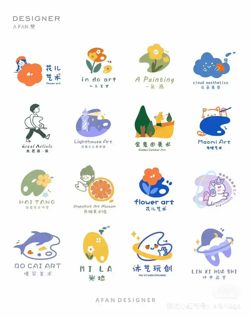 我想你的画室需要一个/原创画室logo."用心对待设计每一个 - 抖音