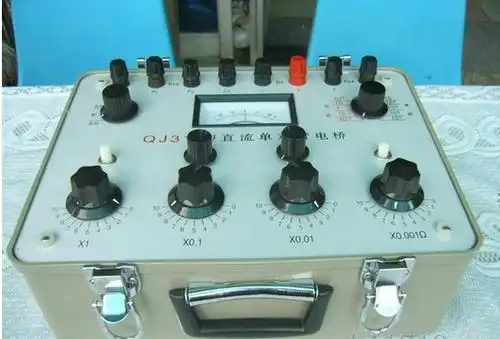 qj31型携带式直流单双臂电桥