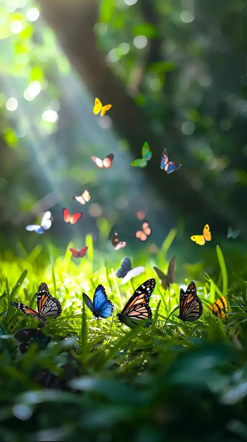 静心看世界 蝴蝶飞舞花间梦,轻灵飘逸任风扬 - 抖音