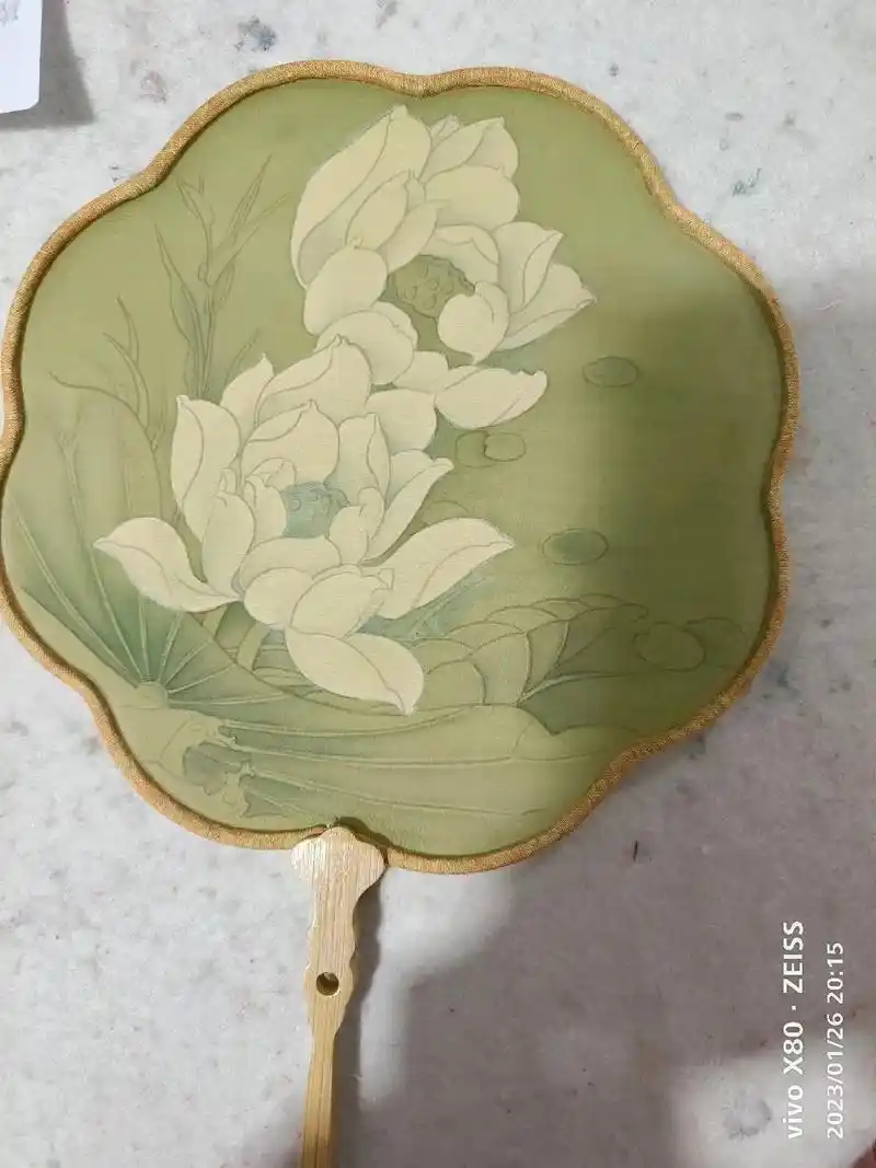 古风扇子 #我的手工作品 - 抖音