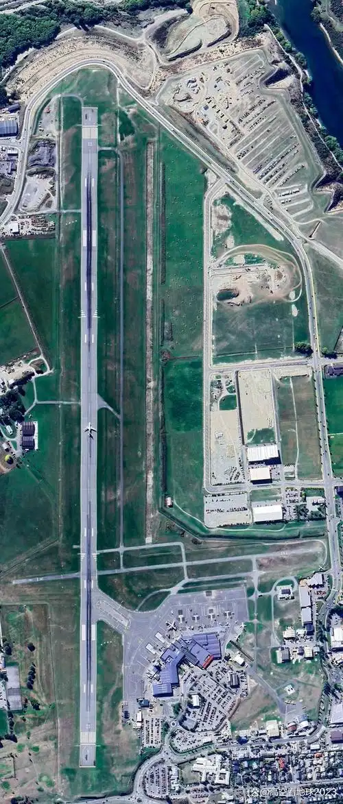 卫星视角下新西兰10个主要机场