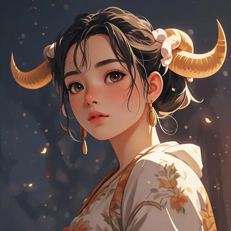 动漫风金牛座女生头像96996996 动漫风格的金牛座女生头像