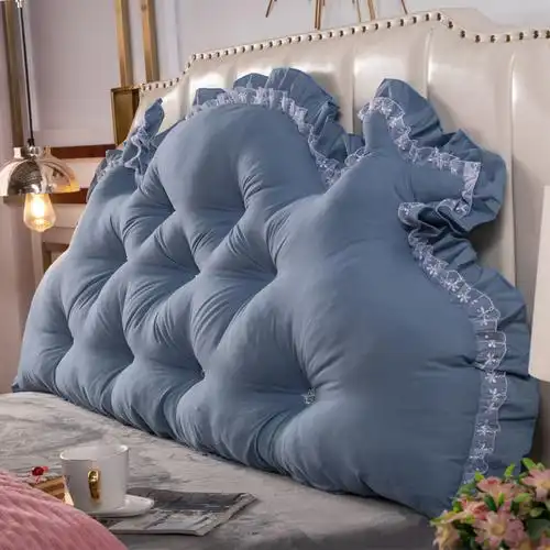 公主床头靠垫床上大靠背床头靠背护腰枕纯棉长靠枕榻榻米软包