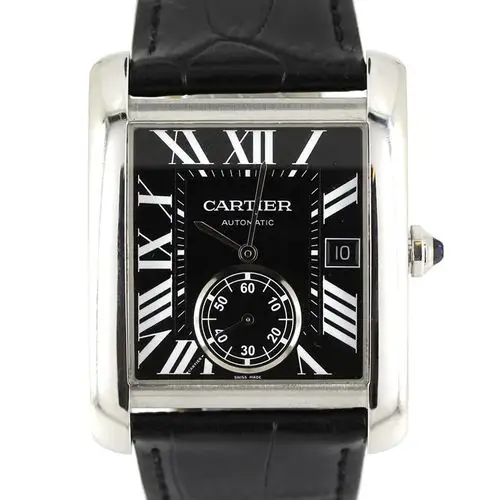 [9.5新]cartier/卡地亚 坦克系列自动机械男士腕表