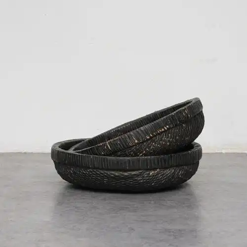 民国时期藤编老篮子民俗古旧老物件收藏摆件