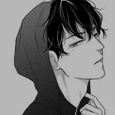 黑白男头_卡通动漫头像_我要个性网