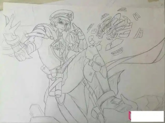 王者荣耀大齐简笔画