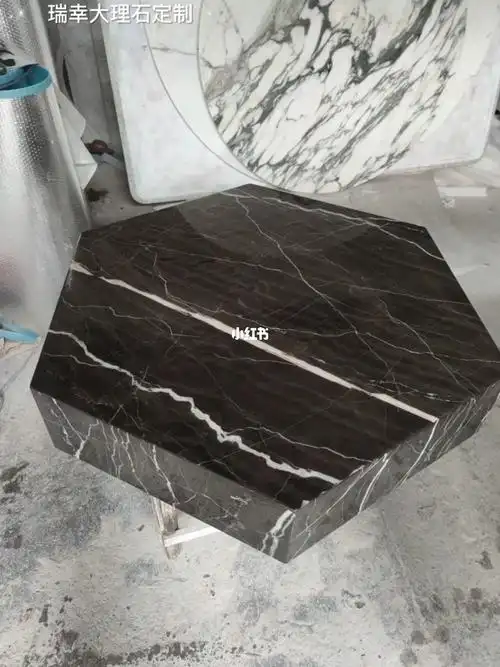 自然舒适的天然大理石保加利亚灰茶几