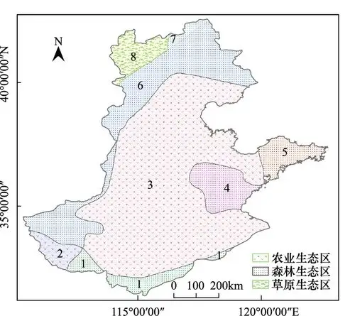 19812013华北平原气候时空变化及其对植被覆盖度的影响