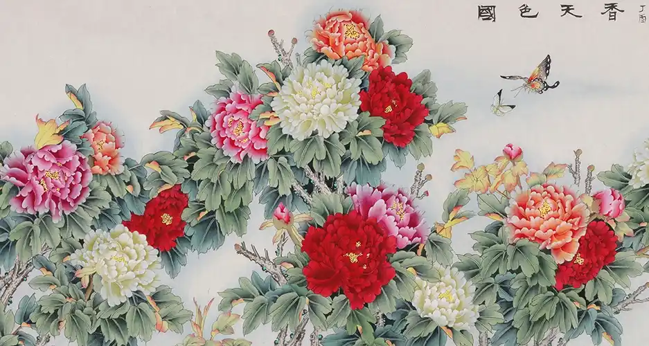 家庭客厅挂什么字画好,多幅花鸟画助你完美装饰