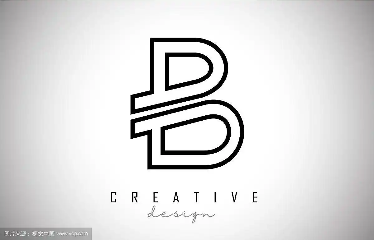b字母logo图案设计创意b字母