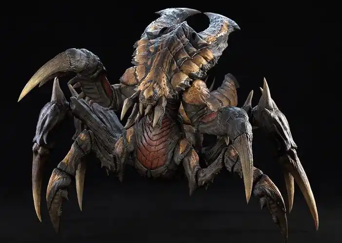 在zbrush和maya中制作爬行类怪兽