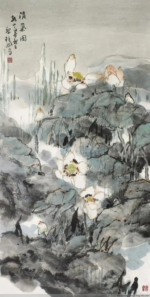 引用【转载】黎柱成花鸟作品欣赏