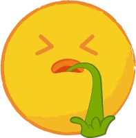emoji表情表情包恶心呕吐