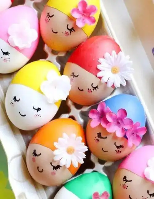 蛋壳创意手工,大人小孩都可以学,只是简单画画,成品非常好看|鸡蛋