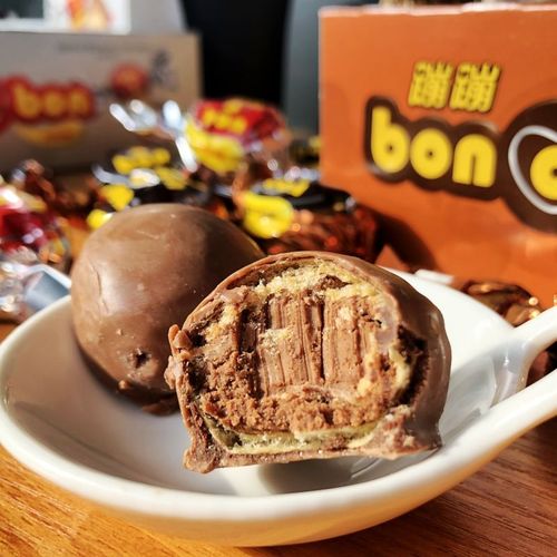 bonbon巧克力蹦蹦夹心巧克力进口零食黑巧喜糖果生日礼物年货礼品