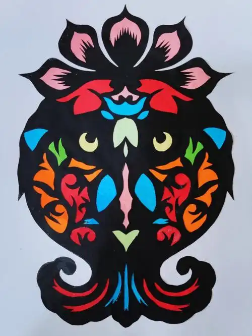 套色剪纸练习01