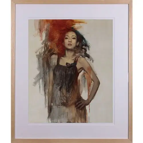 周迅 刘亚安名家限量复制版画系列油画艺术收藏品 - 艺宴商城