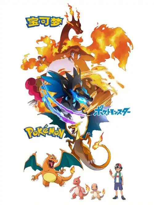 喷火龙的各种形态老喷永远的排面