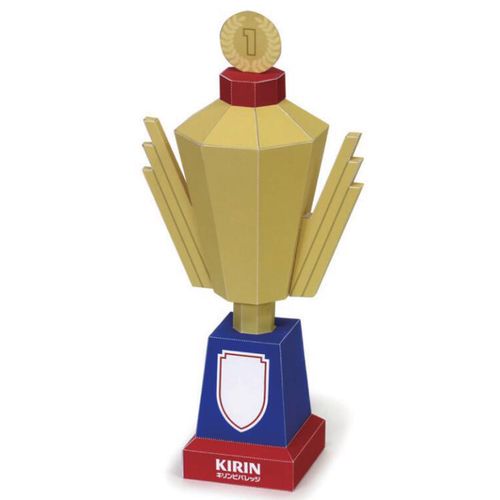 纸模型制作diy手工作业益智玩具金牌奖杯金奖杯摆件3d立体折纸