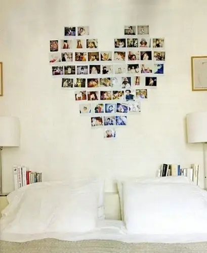 简约卧室照片墙设计
