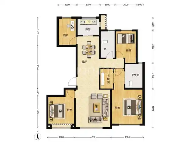 绿城·诚园户型图(链家网)