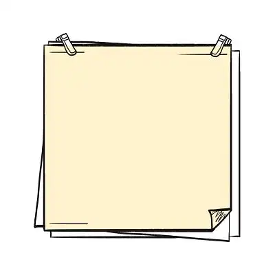 便签图片素材手绘边框手账边框便签纸小报边框卡通对话框可爱素材科技