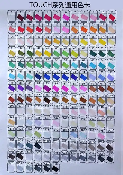 正品touch three三代双头油性马克笔 pop笔设计用笔 80色套装包邮