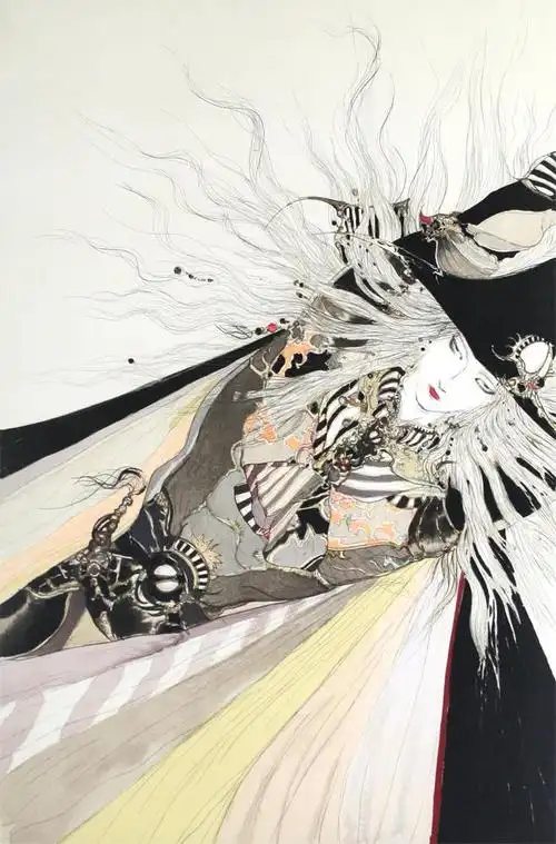 天野喜孝版画■『彩 -sai-』(リトグラフ)