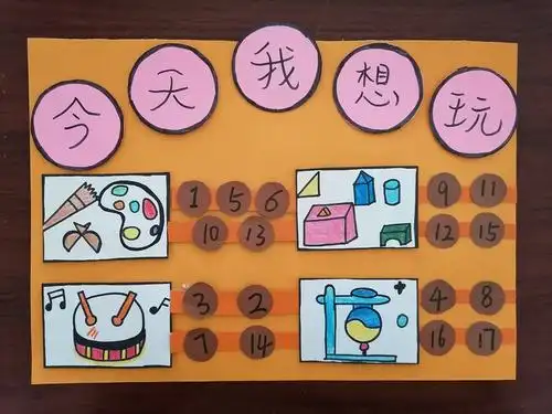 学前教育专业活动区进区卡的设计