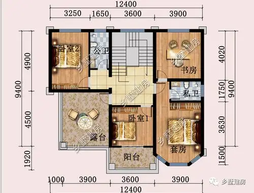 12x9米农村别墅外观精致时尚小宅基地也能建豪宅