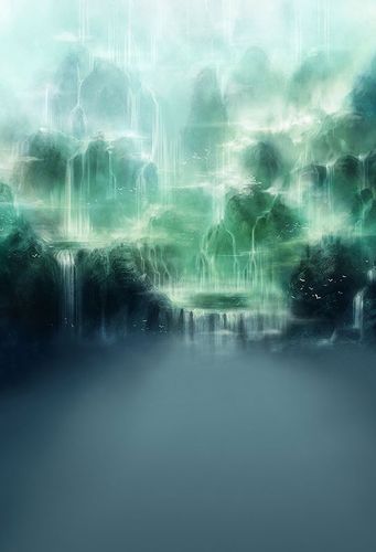 山水姿-古装自然pz影仙界仙气451梦幻仙楼风景布忆