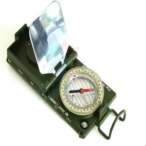 军绿色97军用指北针 多功能97军用指北针 便携式97军用指北针