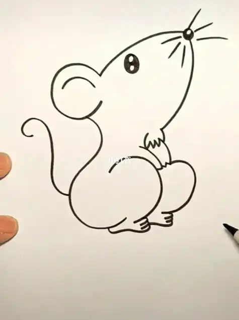 老鼠画法简笔画老鼠画法简笔画可爱