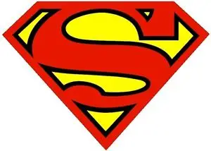 superman logo iron on t-shirt transfer