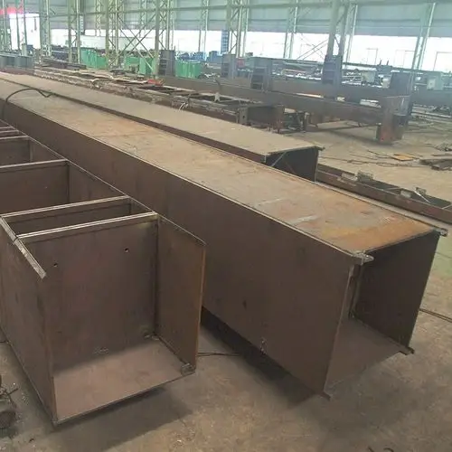 钢箱梁箱型梁角钢桁架格构柱加工超高层建筑钢结构材料