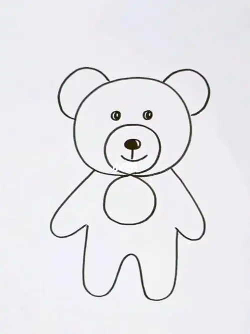 幼儿园动物简笔画熊