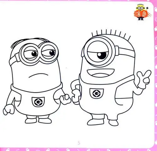 简笔画神偷奶爸lucy