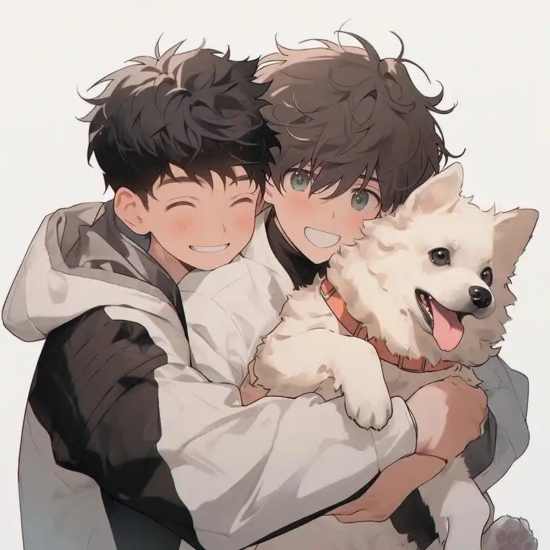 情侣头像 | 和耶耶的合照(男男) 之前看到粉丝留言想要两个男生的头像