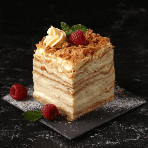 烘焙圈子号称一百万层酥皮的蛋糕能做好真的很牛