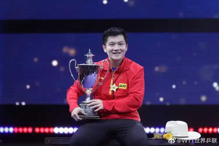 樊振东.(图片来源:wtt世界乒联微博)