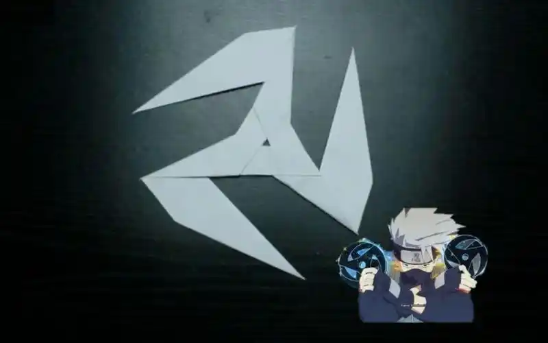 卡卡西和鸣人的神威手里剑!大杀四方,一张a4纸叫你神还原!