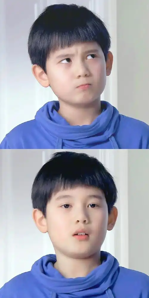 演员胡先煦##胡先煦小时候# 小小胡时期. 来自打包一头小猪 - 微博