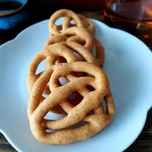 广西玉林特产糖环芝麻味原味翘连香酥脆传统手工小吃追剧零食糖环原味