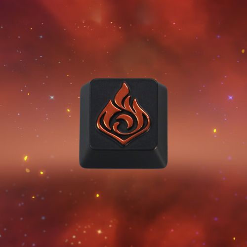 昂沐键帽原神单个 键石原神元素标志游戏外设周边机械键盘锌铝合金个