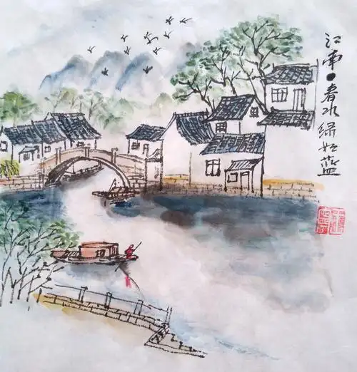 江南小镇-童心-体验式艺术电商平台_加画框选场景装裱就用六艺app