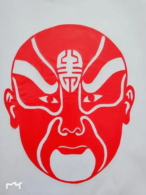 京剧脸谱看起来.