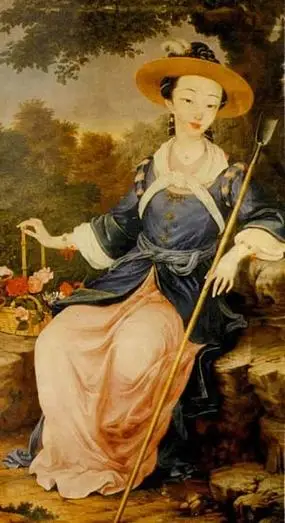 香妃画像(资料图片)