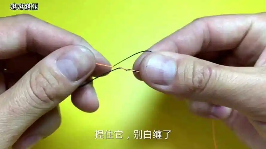 教你如何接断了的鱼线也适用于路亚前导结
