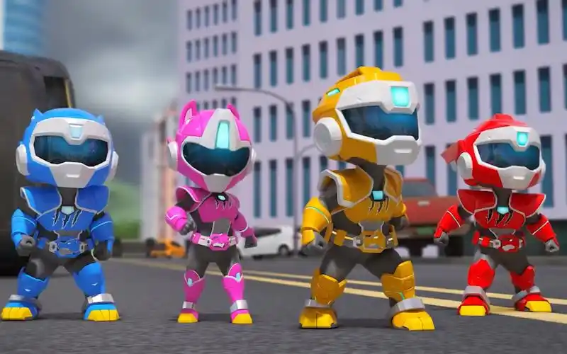 迷你特工队头变大了?玩偶版特工队出击!抱着坐上超级恐龙机甲